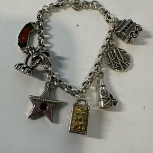 Brighton California Charm Bracelet with Yellow Accent